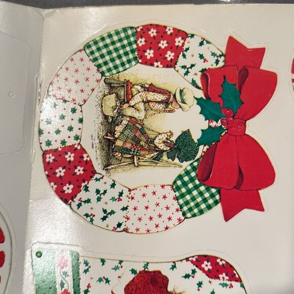 Vintage American Greetings Holly Hobbie Christmas Ornament Punch Out Book. - Picture 8 of 9